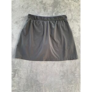 Gray Skort Large Large Drawstring Athletic Active Sporty Womens Green Tea